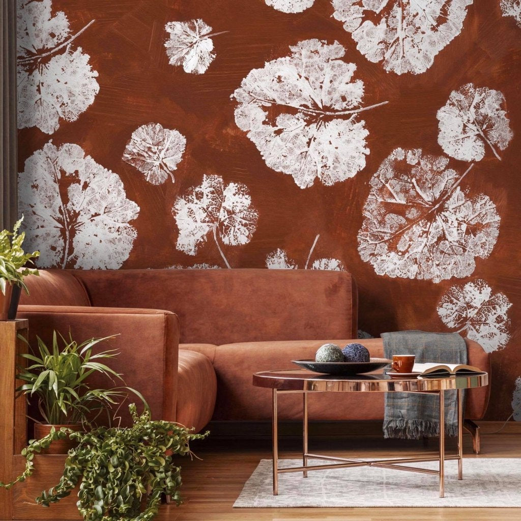 Foglia Rust – Tapeta na wymiar