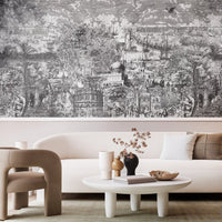 Gulliver Grey – Custom-made wallpaper