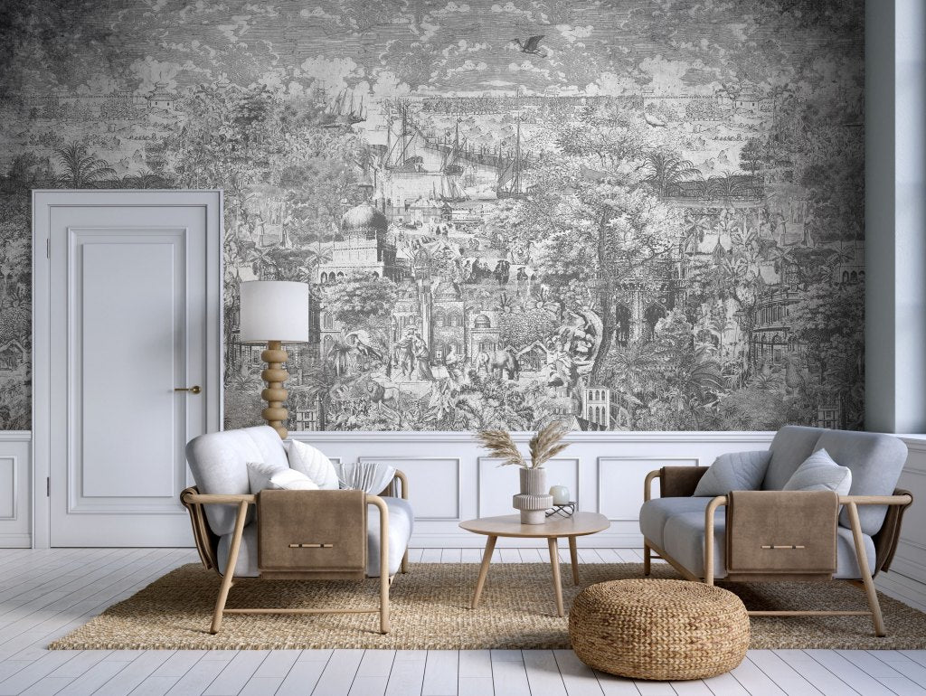 Gulliver Grey – Custom-made wallpaper