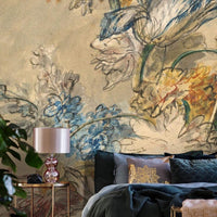 Honey Classic Flower – Tapeta na wymiar