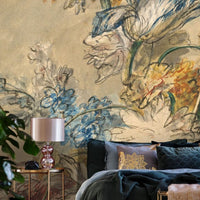 Honey Classic Flower – Tapeta na wymiar