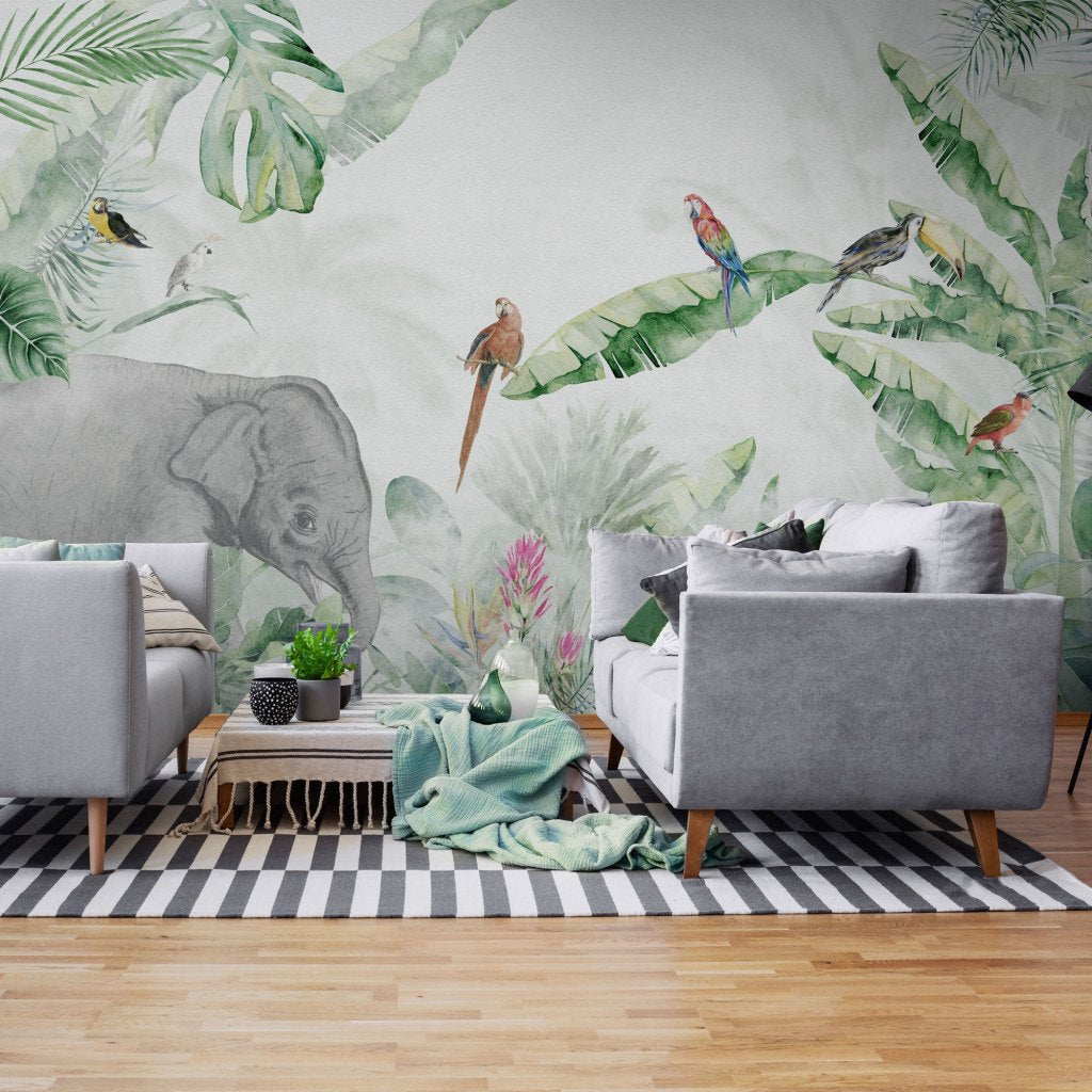 Jungle Vivid – Custom-size wallpaper