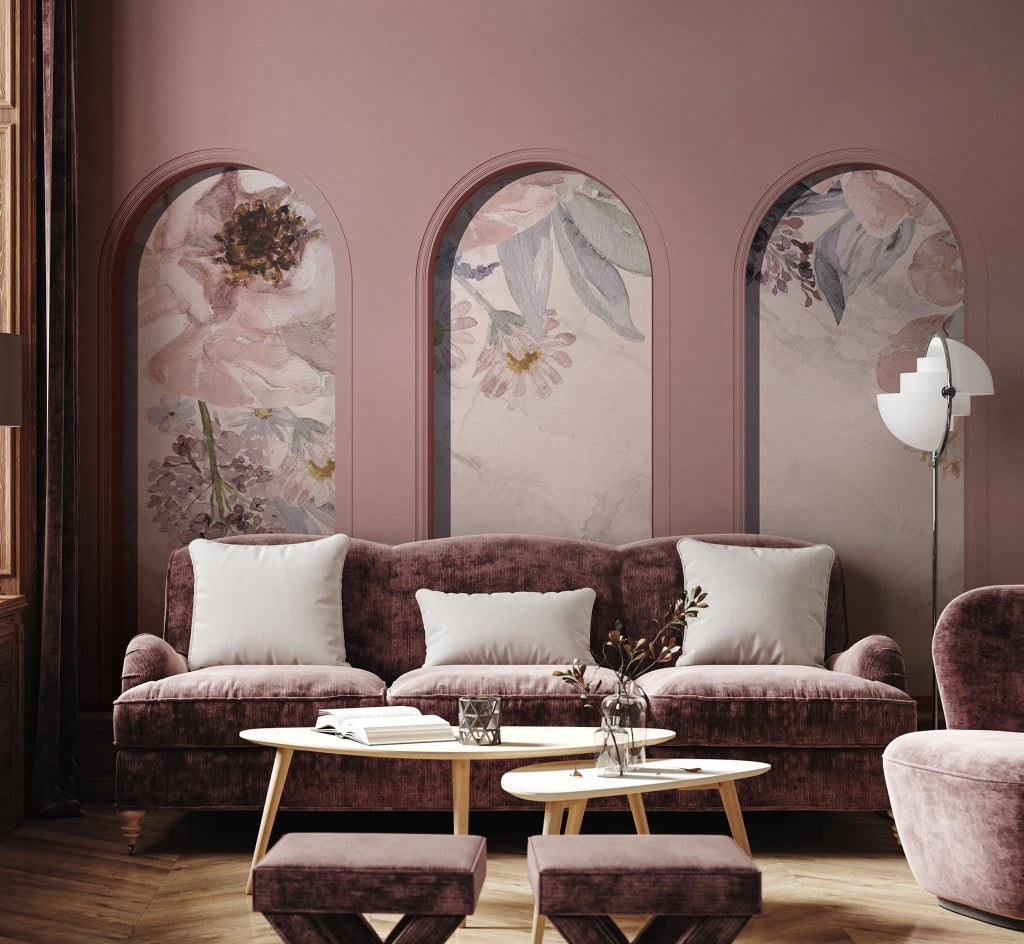 Libra Pink Nettare – Tapeta na míru
