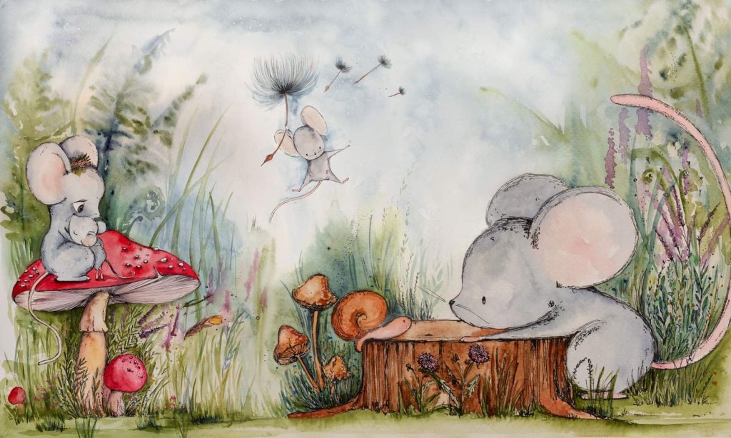 Mice Adventure – Tapeta na wymiar