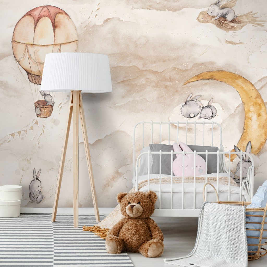 Moonie Beige – Tapeta na wymiar