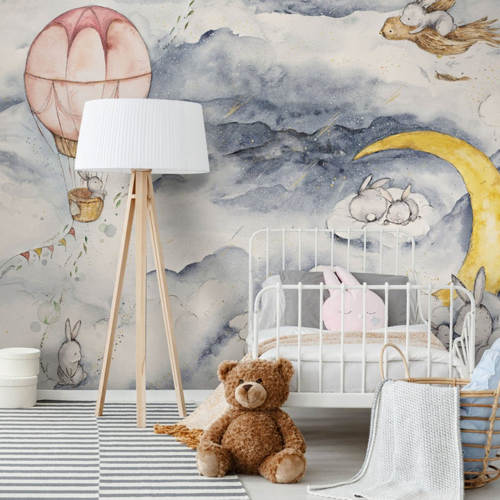 Moonie Blue – Custom-size wallpaper