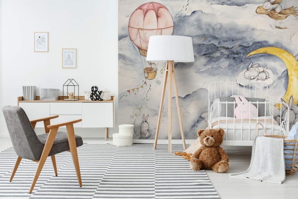 Moonie Blue – Custom-size wallpaper