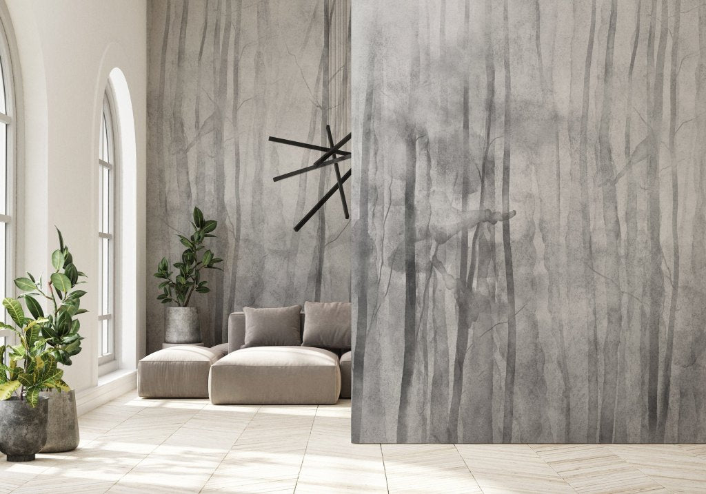 Mori Grey – Tapeta na wymiar