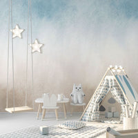 Ombre Beige&Blue – Tapeta na wymiar