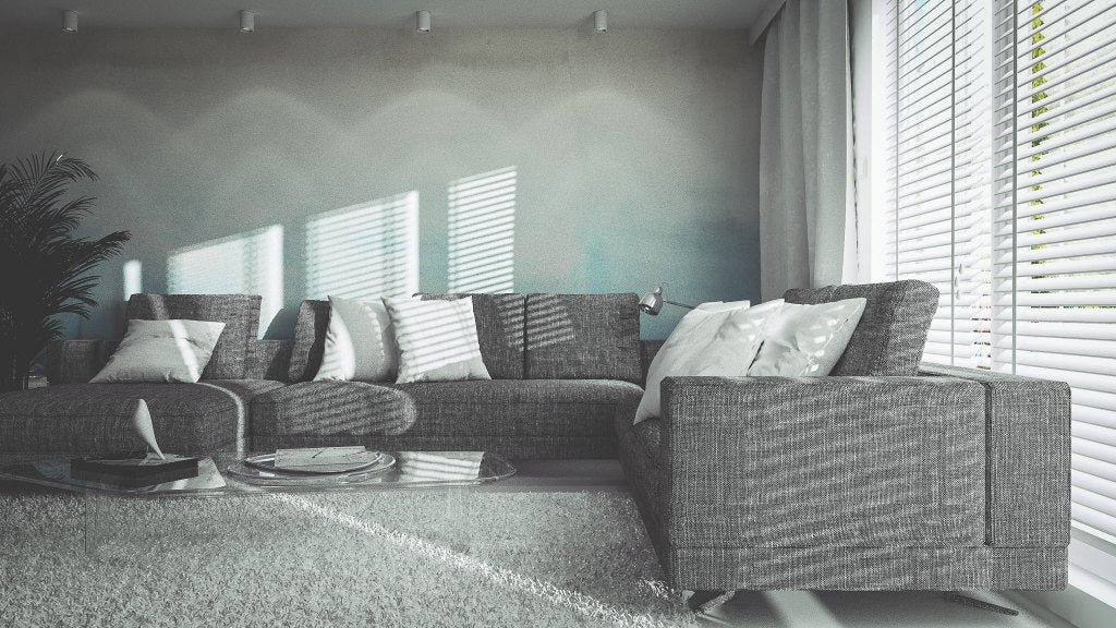 Ombre Beige&Blue – Tapeta na wymiar