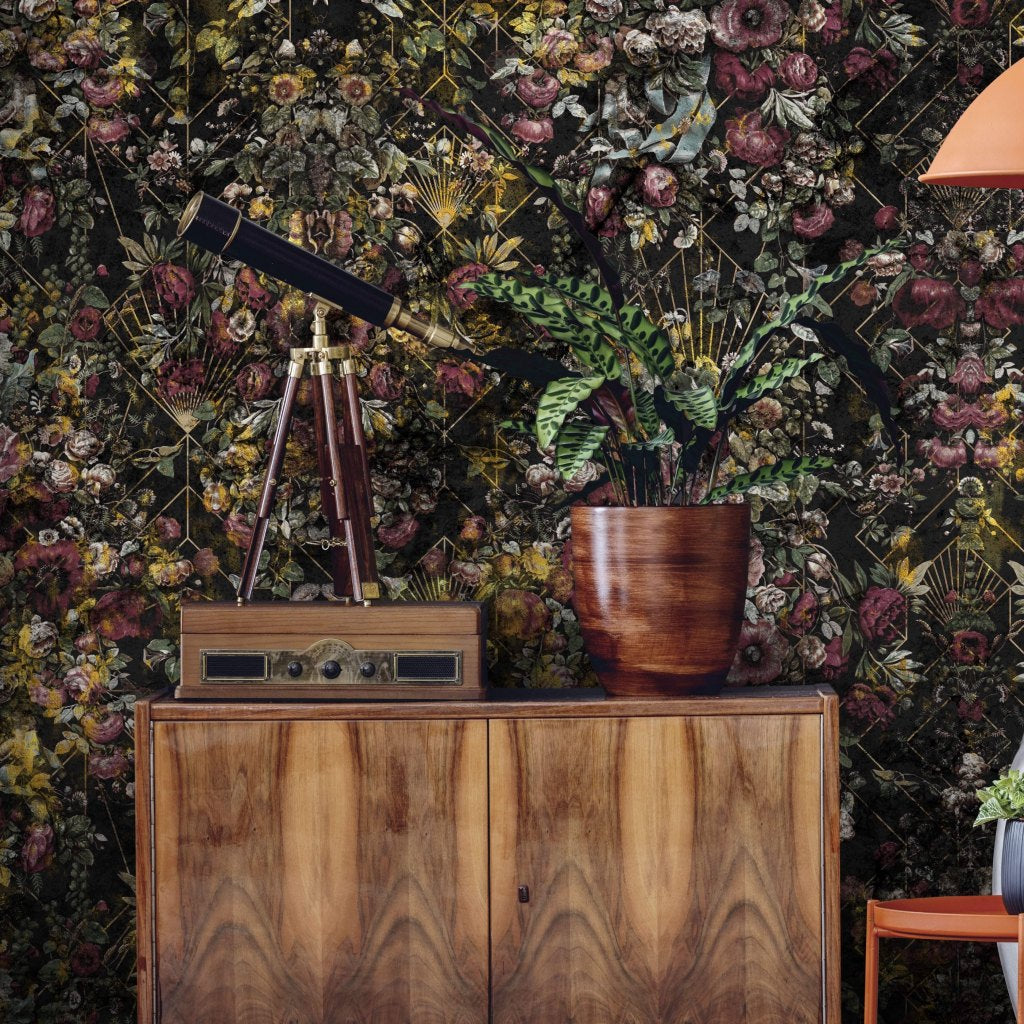 Opulence Black – Tapeta na wymiar