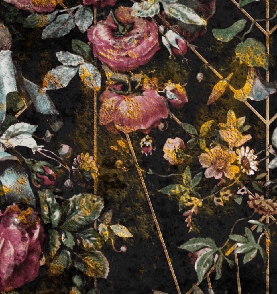 Opulence Black – Tapeta na wymiar