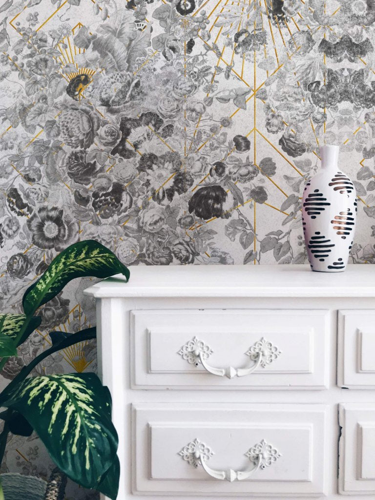 Opulence White – Tapeta na míru