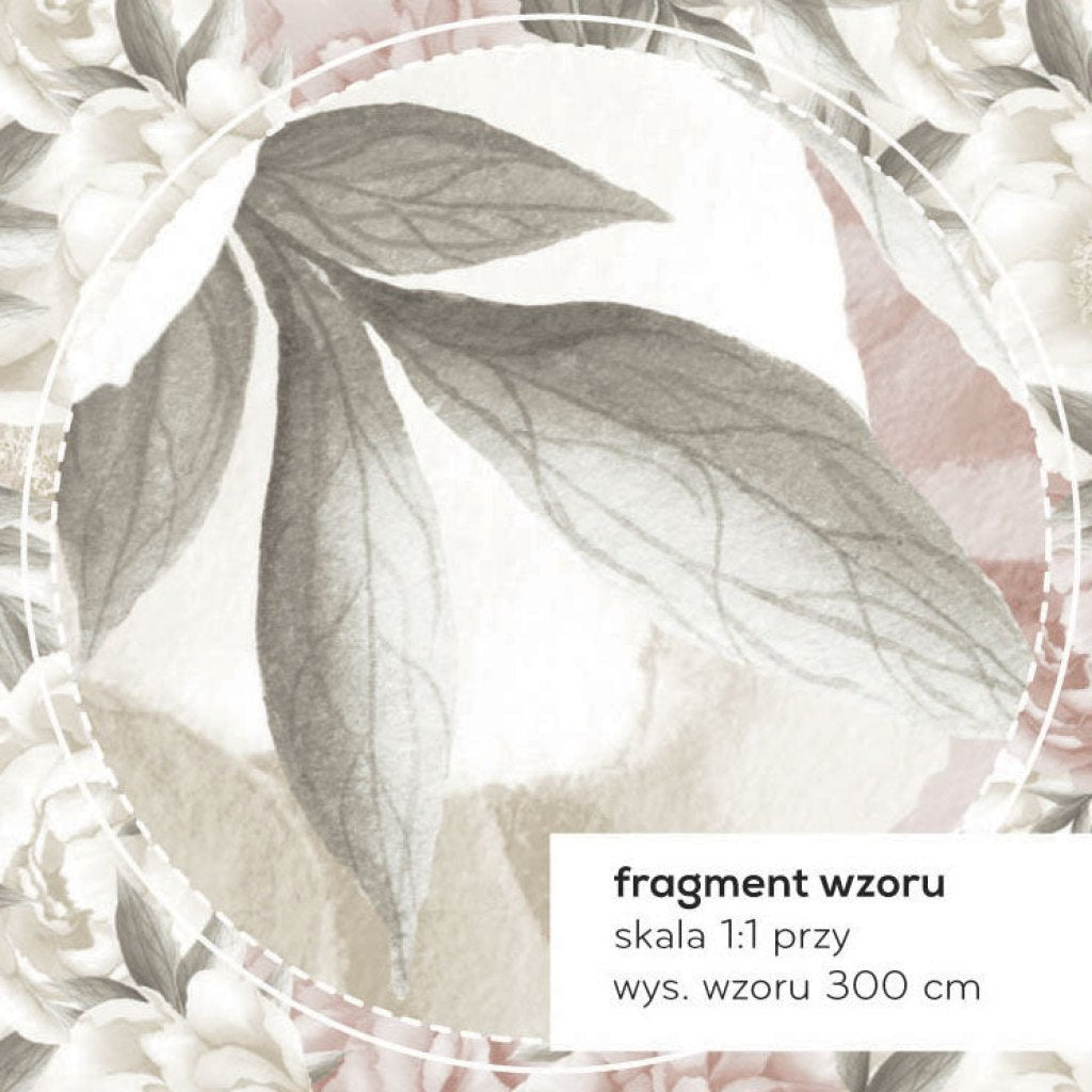 Peony Light – Tapeta na míru