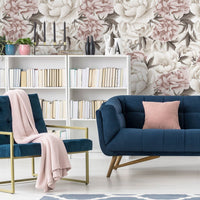 Peony Saturated – Tapeta na míru