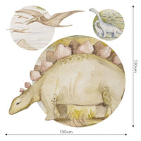 Dino Story 1 – Tapeta Koło Standard