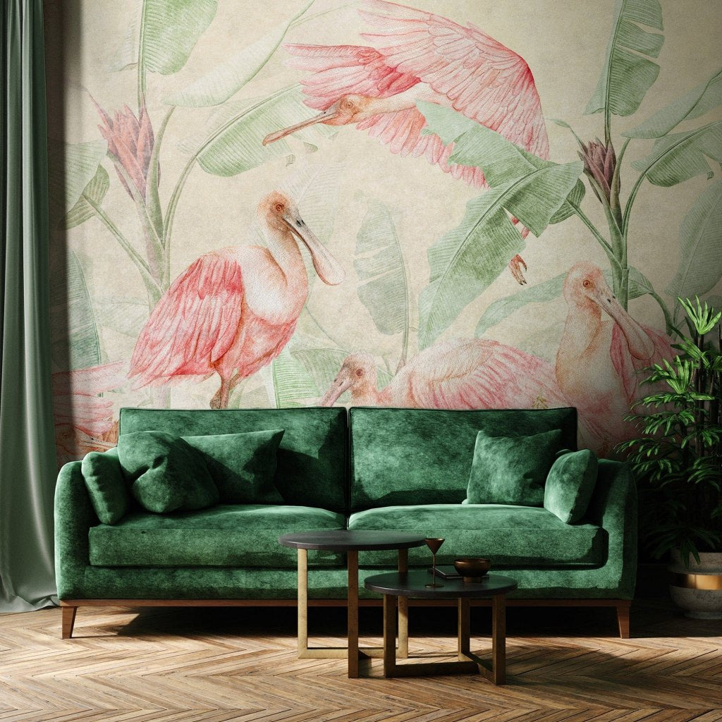 Rainforest Ajaja – Custom-made wallpaper