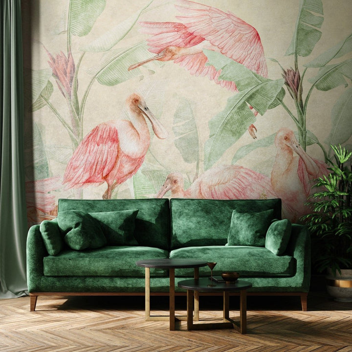 Rainforest Ajaja – Custom-made wallpaper