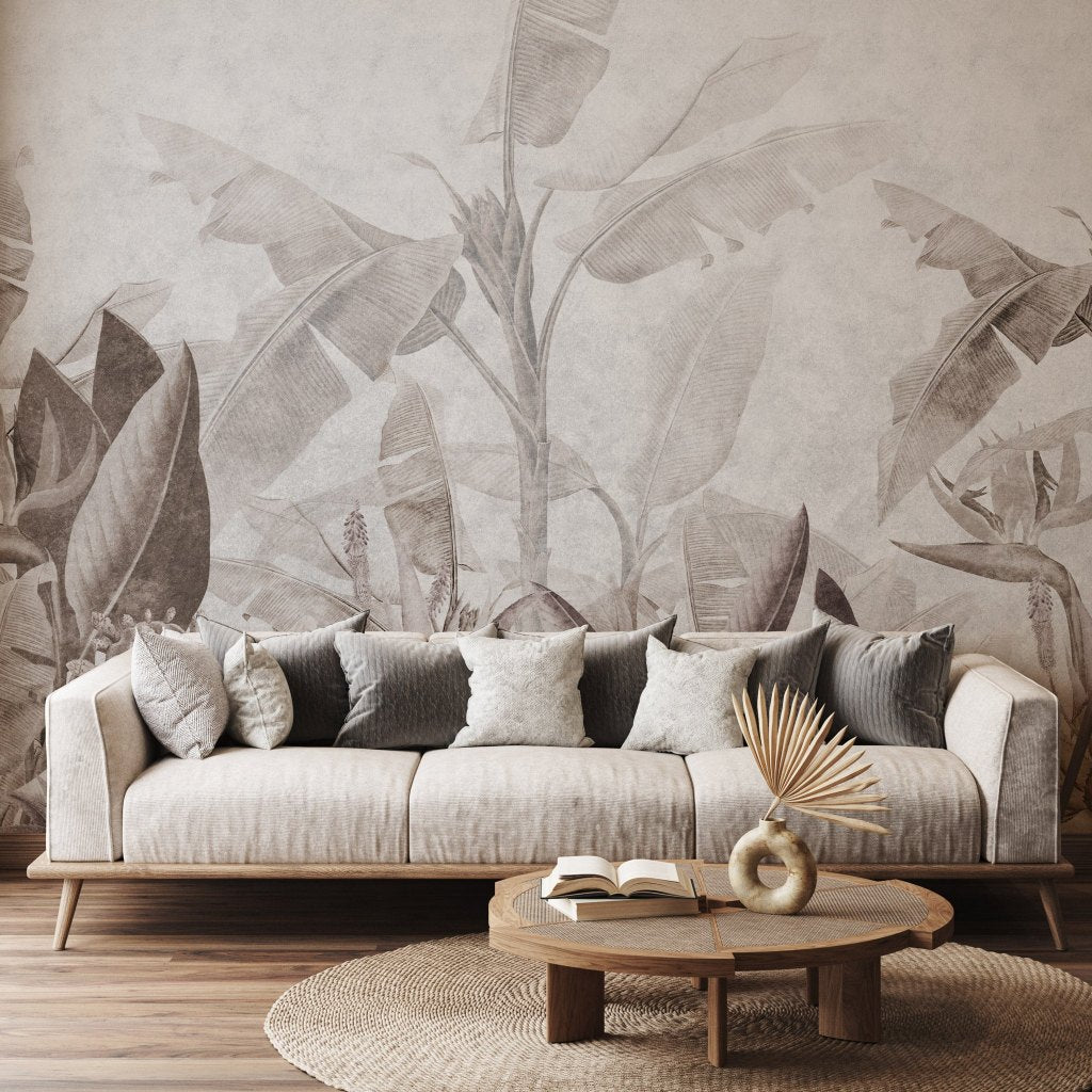 Rainforest Beige – Tapeta na wymiar