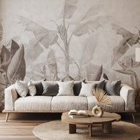 Rainforest Beige – Custom-sized wallpaper