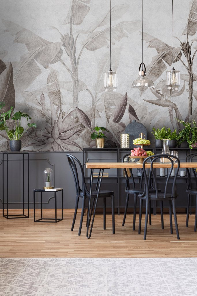 Rainforest Beige – Custom-sized wallpaper