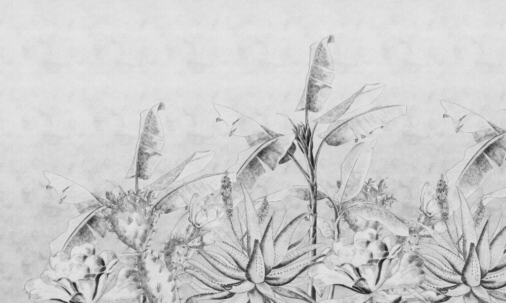 Rainforest Sketch – Tapeta na wymiar