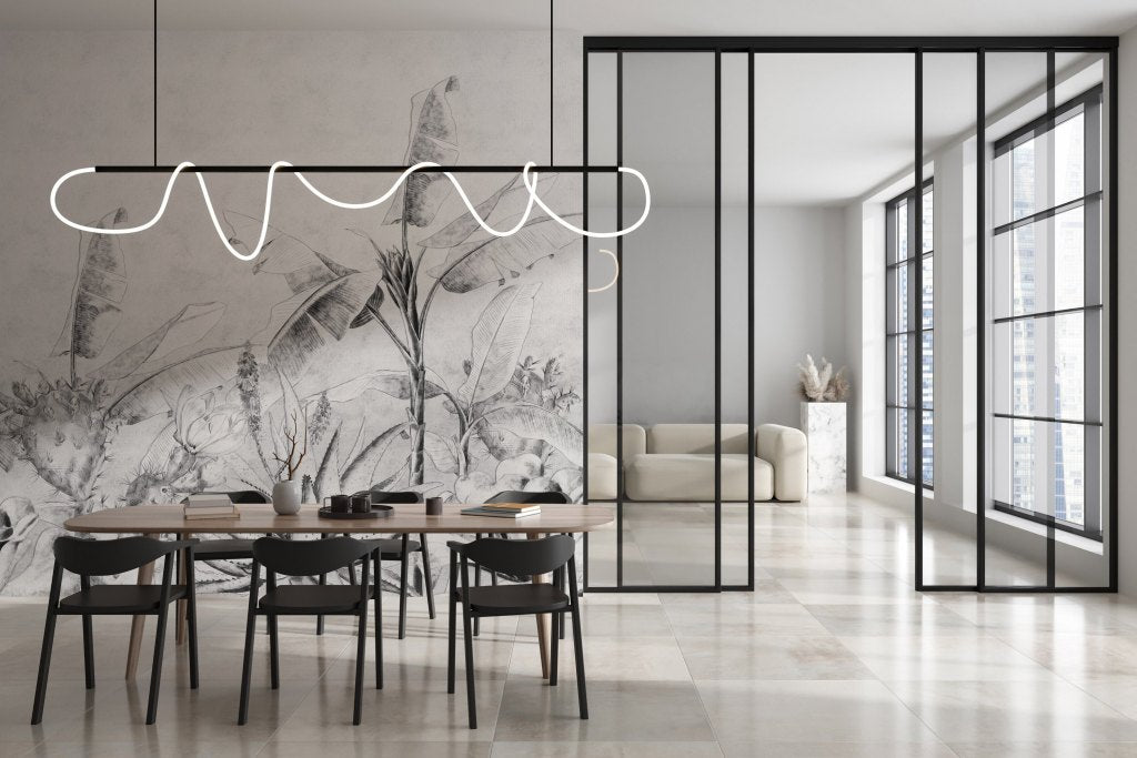 Rainforest Sketch – Tapeta na wymiar