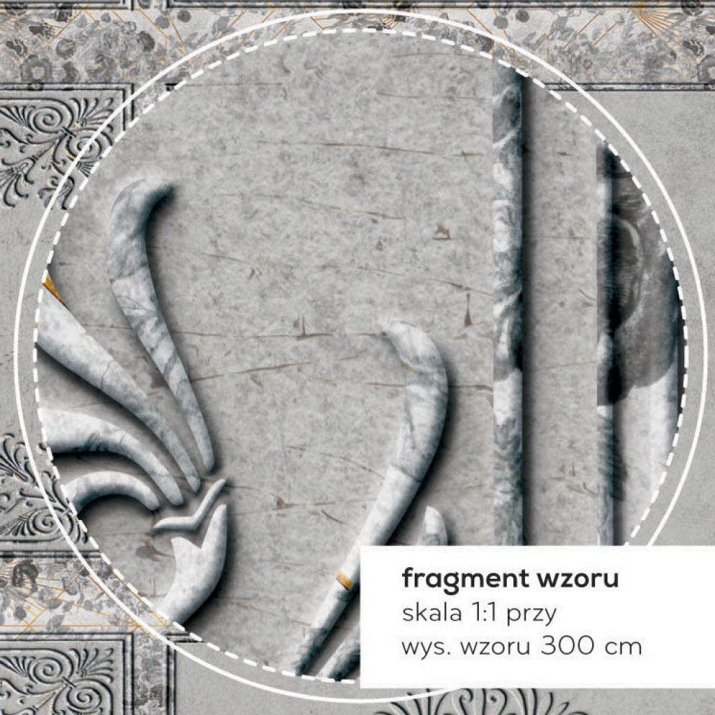 Refined Grey Opulence – Tapeta na wymiar