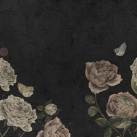 Rose Dream Black – Tapeta na wymiar