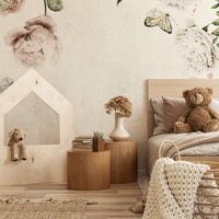 Rose Dream White – Tapeta na wymiar