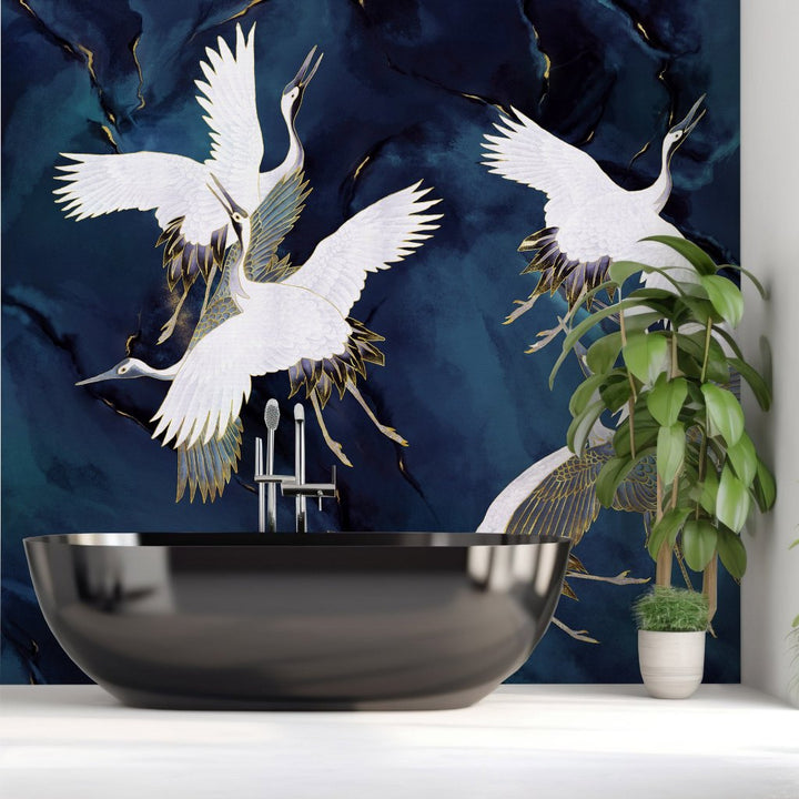 Royal Tsuru – Custom-made wallpaper