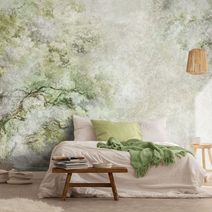 Sanctuary Green – Custom Wallpaper