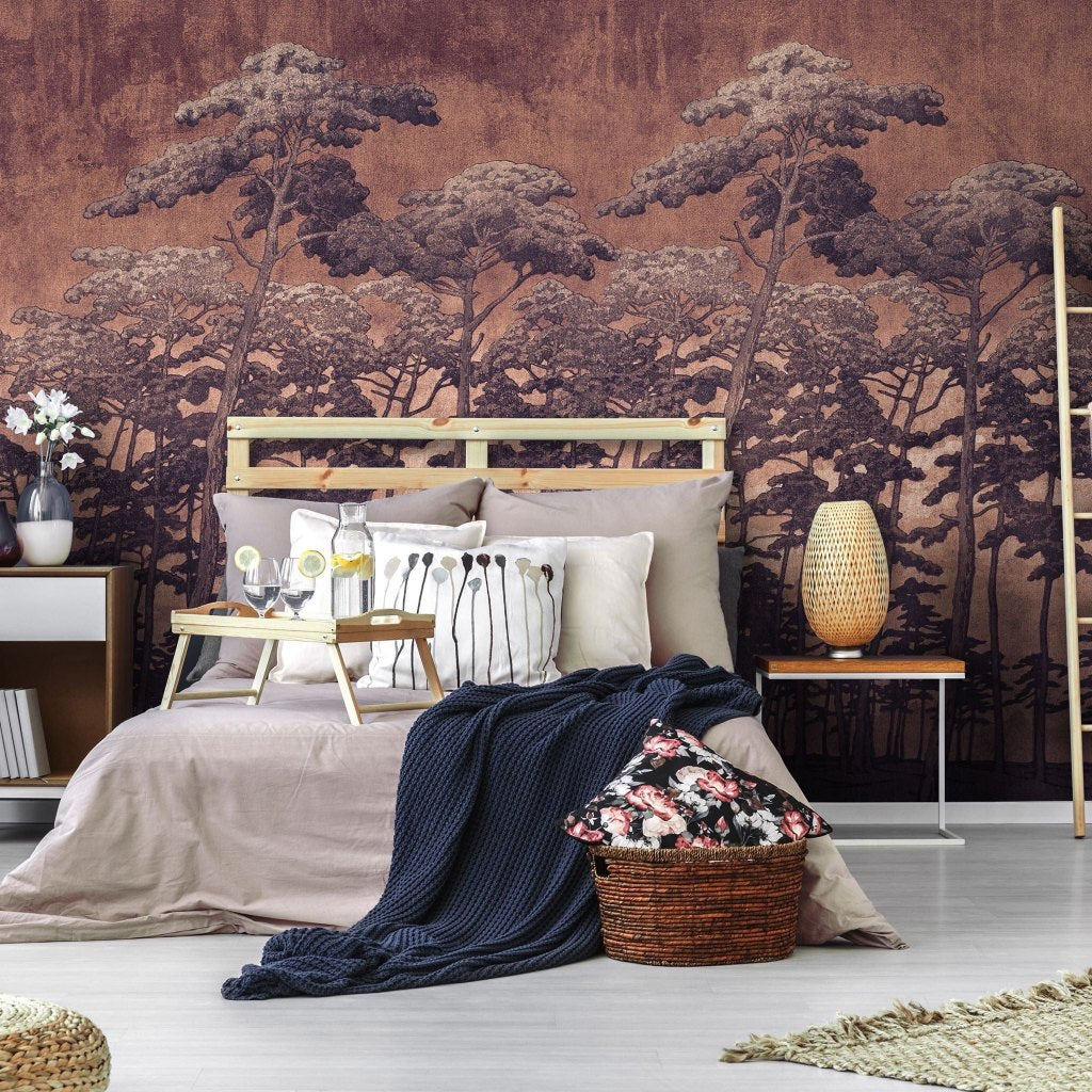 Secret Forest Rust – Tapeta na wymiar