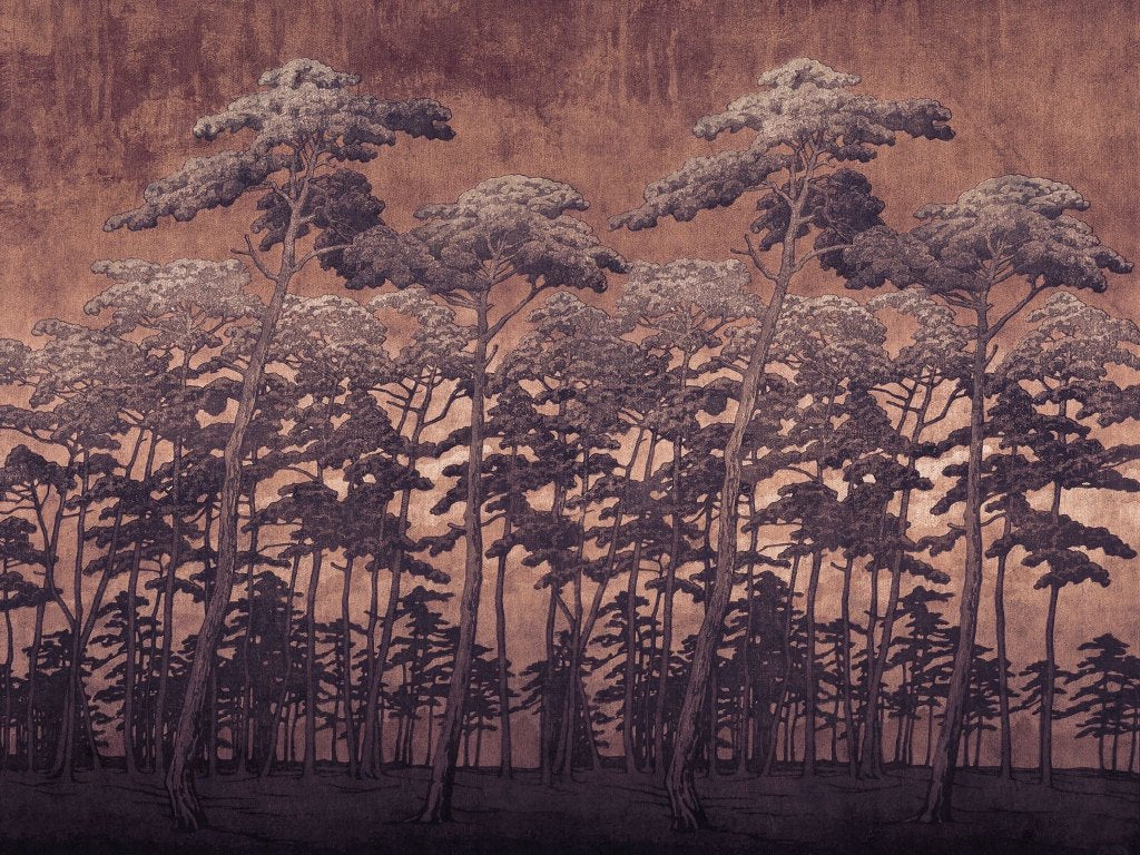 Secret Forest Rust – Tapeta na míru