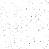 Starry Night White – Tapeta na wymiar