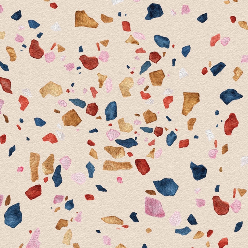 Terrazzo Pink – Tapeta na míru