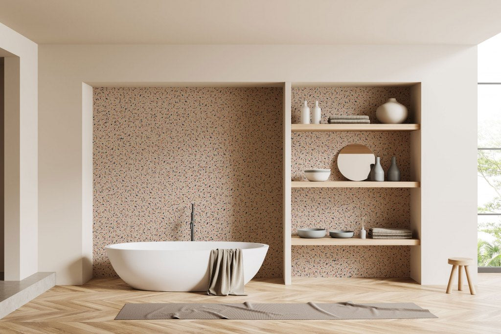 Terrazzo Pink – Tapeta na míru