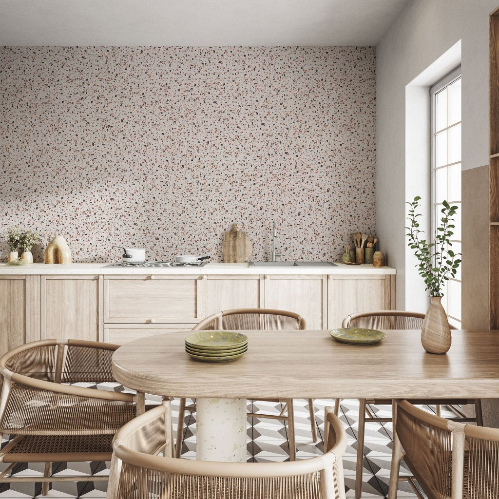 Terrazzo Rust – Tapeta na míru