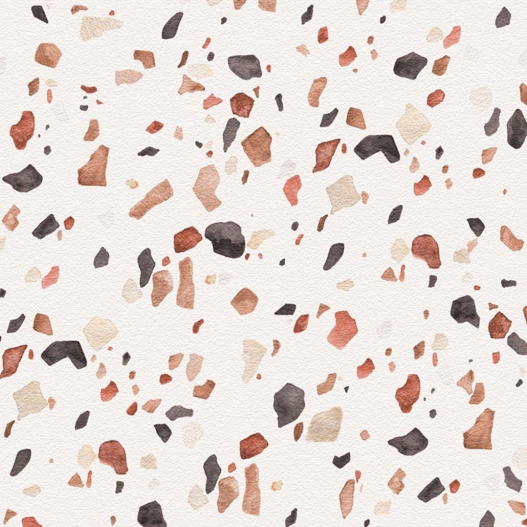 Terrazzo Rust – Tapeta na míru