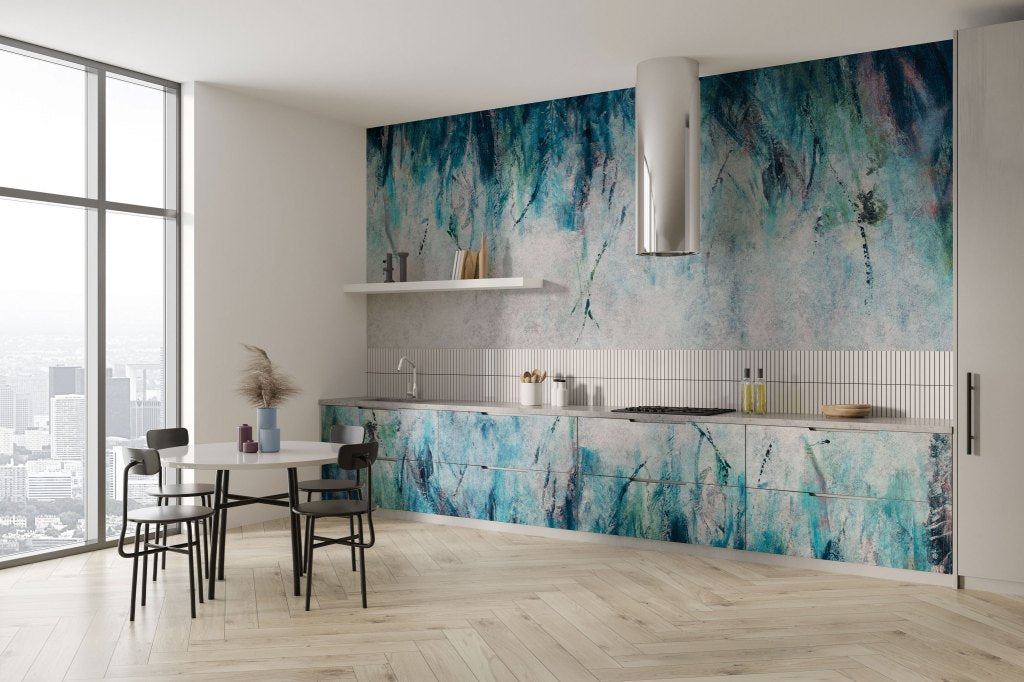 Tosca Blue – Tapeta na wymiar