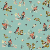 Uccello Cantante Mint – Tapeta na wymiar