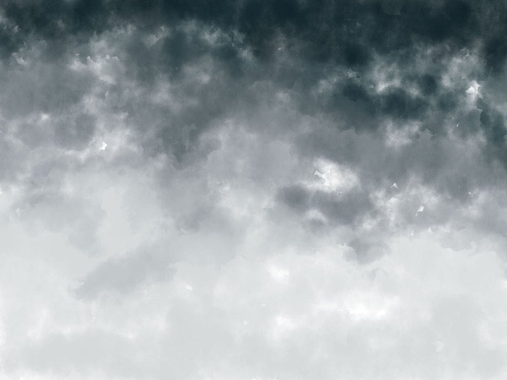 Watercolor Ombre Storm – Tapeta na wymiar