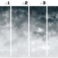 Watercolor Ombre Storm – Tapeta na wymiar