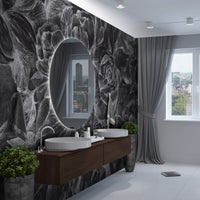 Brassica Dark – Tapeta w rolkach