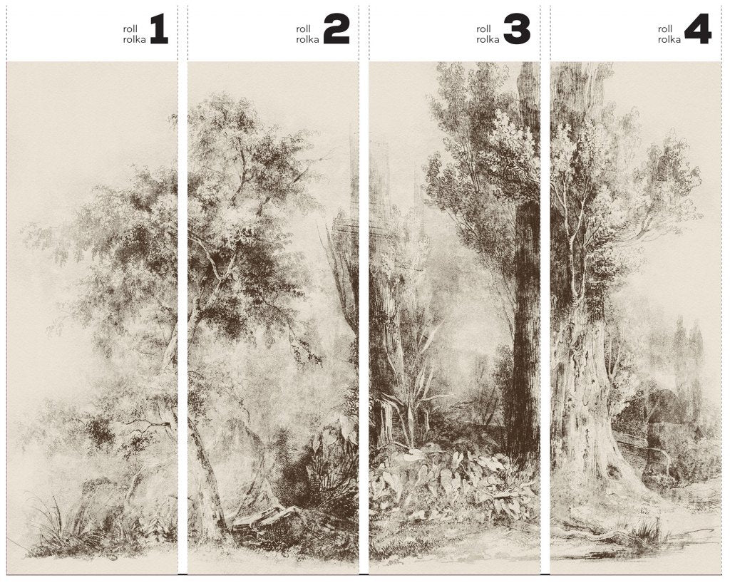 Calm Beige – Tapeta w rolkach