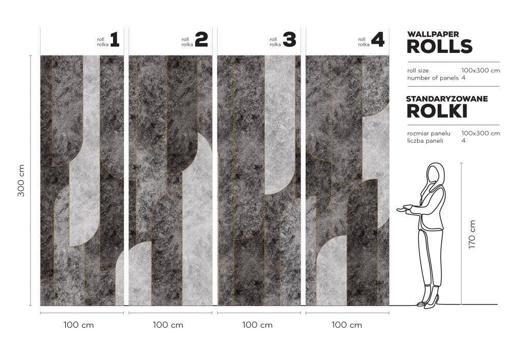 Concrete Crossing – Tapeta w rolkach