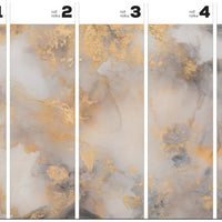 Dolce Vita Grey&Gold – Tapeta w rolkach