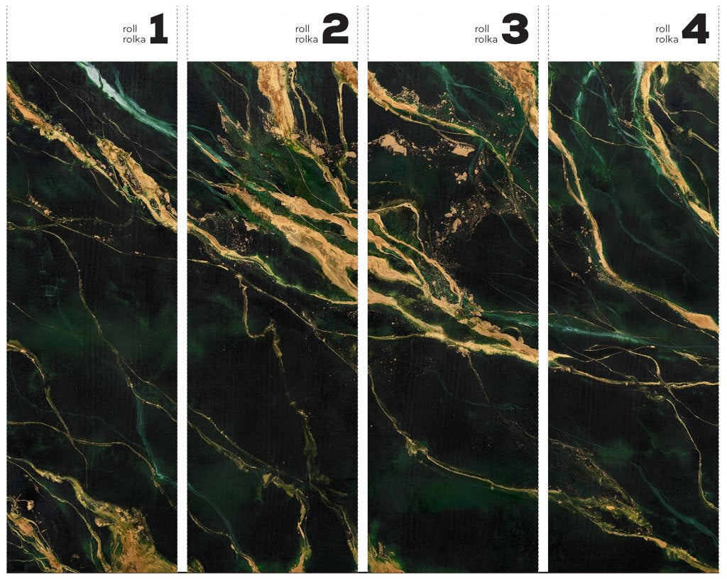 Emerald – Tapeta v rolích