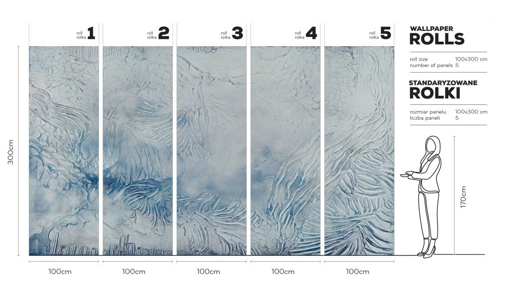 Garda Blue – Tapeta w rolkach