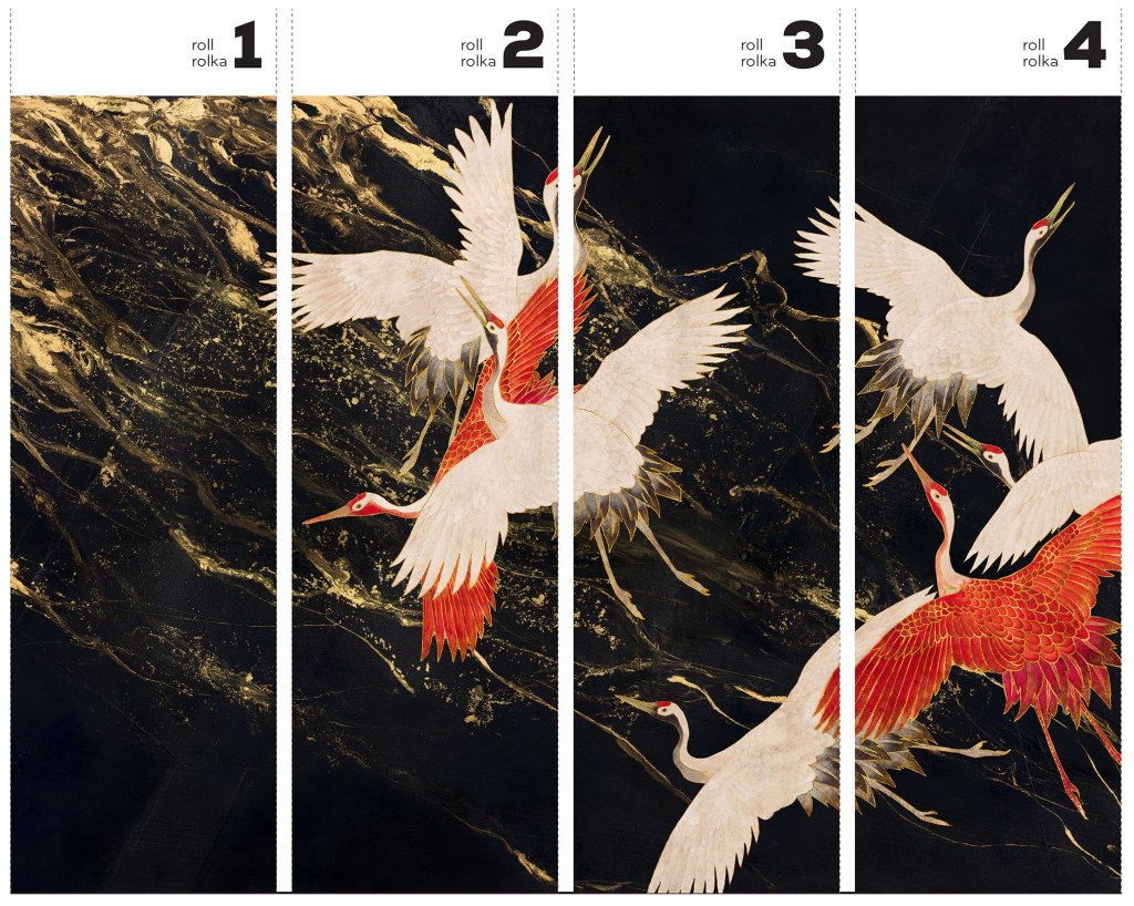 Glory Tsuru – Tapeta v rolích